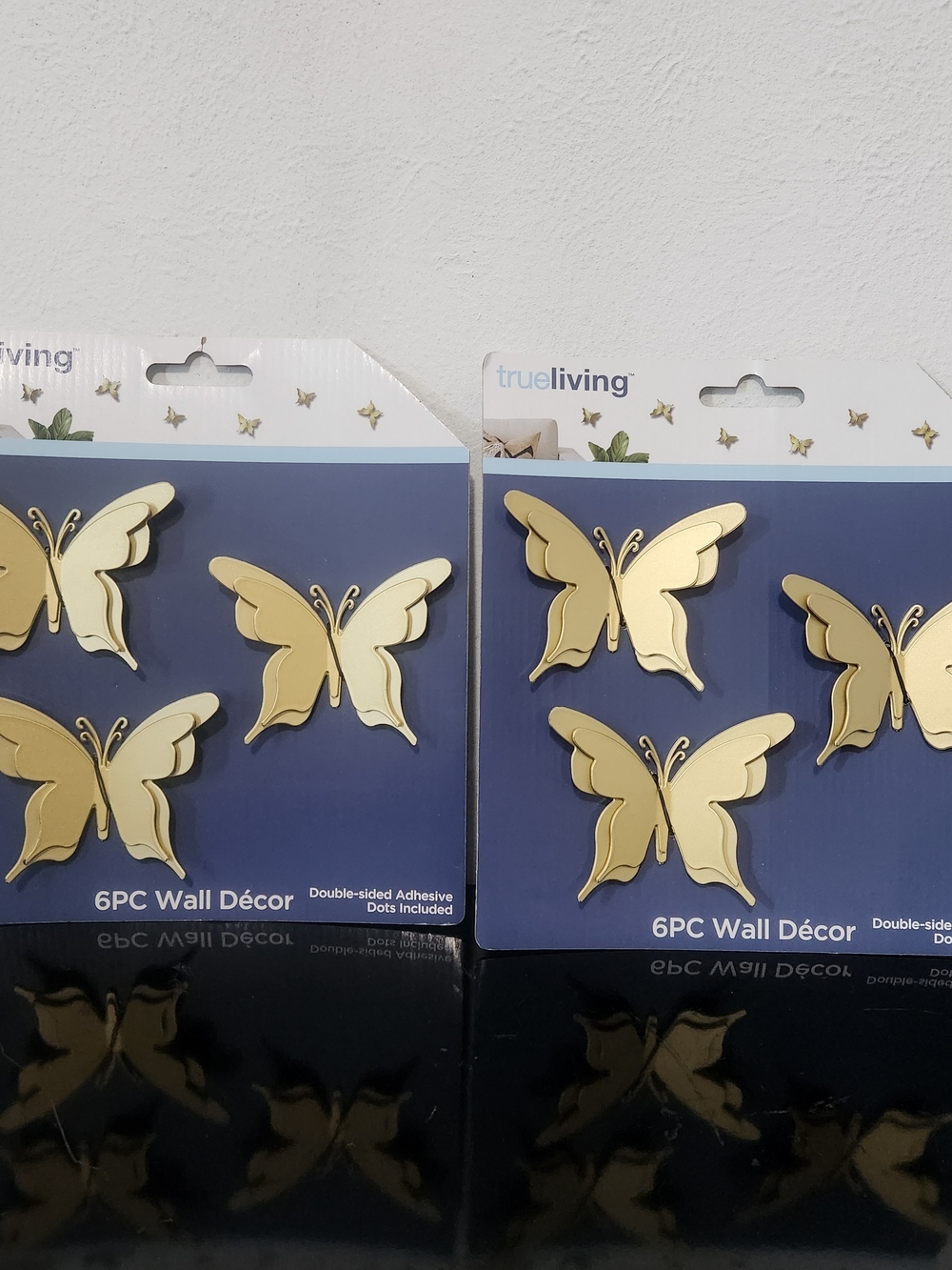 Gold Butterfly Wall Décor - 6PC